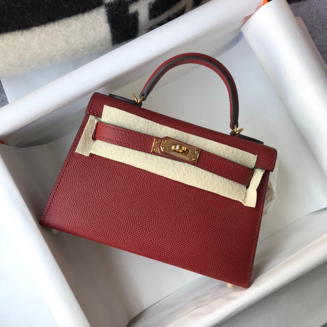Purple Rose Nieuwe Echte Lederen Tweede Generatie Tas Mini Tas Palm Print Koeienhuid Enkele Schouder Dames Crossbody Tas Klassiek Modieus En Veelzijdig 19cm+box with silk scarf