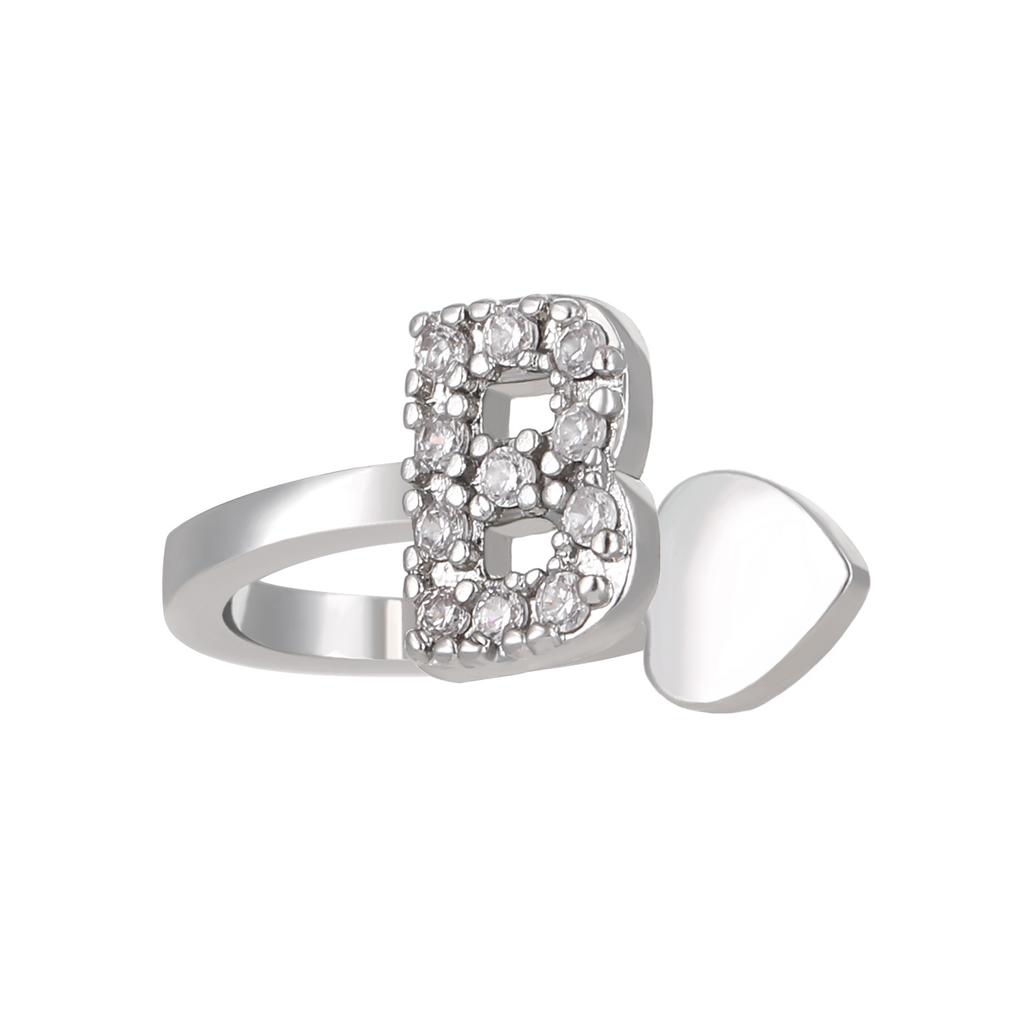 Advanced Temperament 26 English Letter Ear Clip Simple U No Ear Hole Earrings For Women