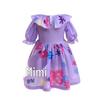 Frozen Princess Jasmine Toddler Dress - Cartoon Print, Short Sleeve
