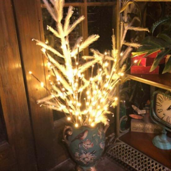 Christmas 20LEDs Willow Branch Lamp Strings Light Wedding Party Tree Decoration