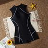 Costume da Bagno Intero alla Moda Sexy Bikini Sportivo Senza Maniche Muta da Sub