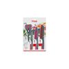 [Online Exclusive] T-fal Santoku Knife, Chef's Knife, Paring Knife, and Kitchen Scissors 4-Piece