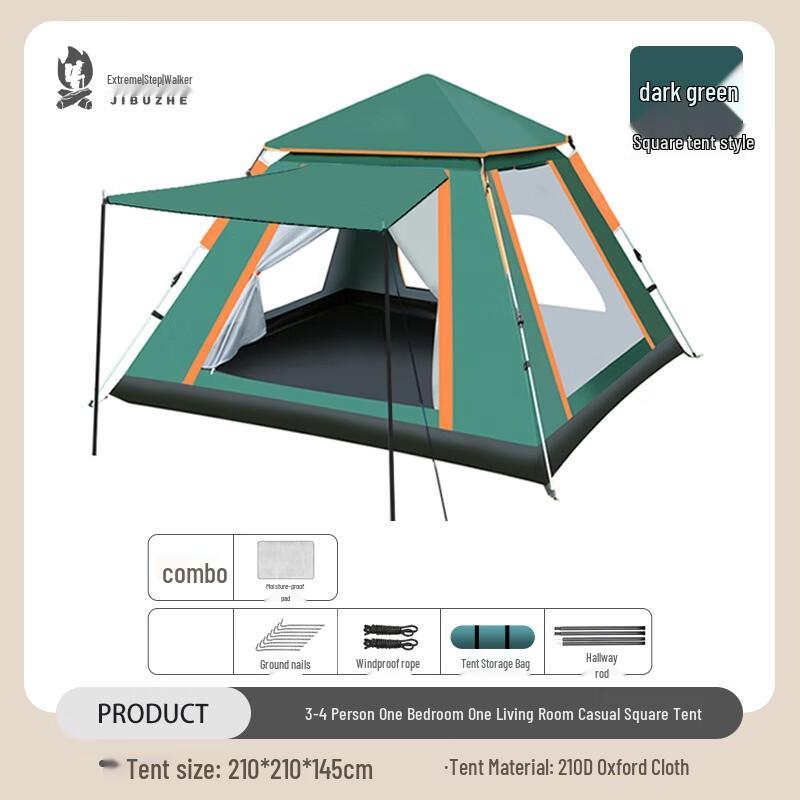 Outdoor Automatic Pop-Up Camping Tent