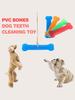 1pc Fun Cute Dog Toys for Aggressive Chewers Durable Multi-Layered Dog Toy for Enrichment Play Dental Care - with Textured Body