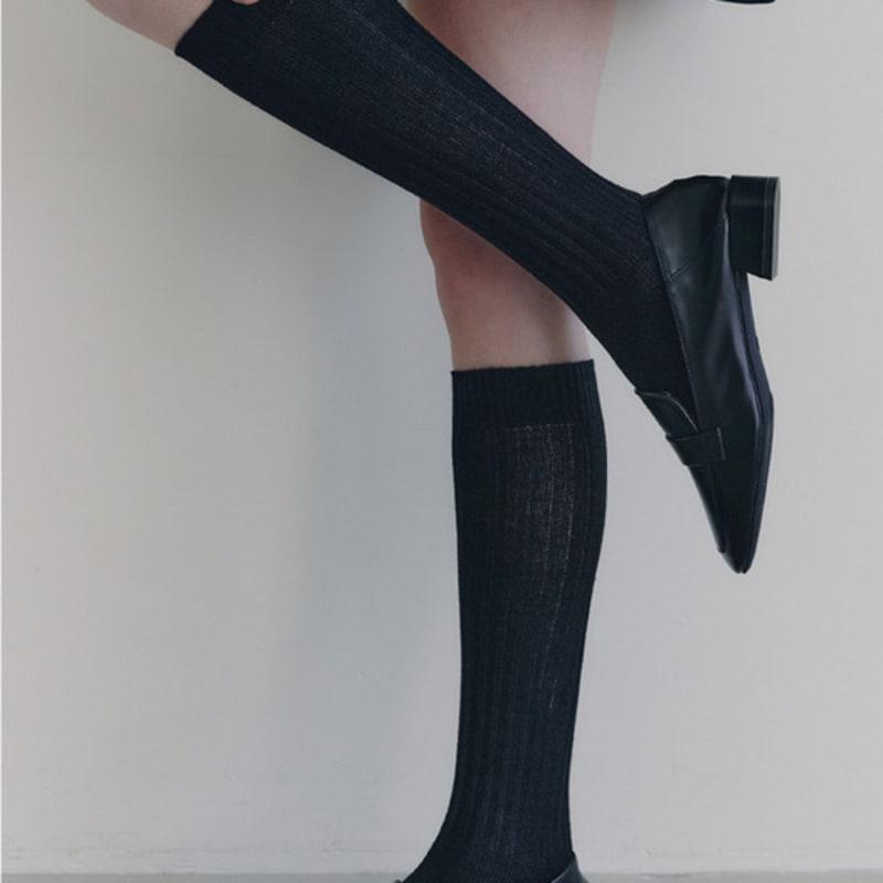 TSH Warm Ribbed Knee Socks 3 Colors