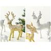 Shimmering Deer Christmas Tree Decoration, Plastic Ornament with Integrated Hanging Loop for a Bright Seasonal Accent