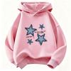 Streetwear Star Printed Hoodie Children's Sweatshirt Cute Hip Hop Hoody for Boys Girls Autumn Winter Casual Hoodies