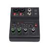 2 Channel Sound Mixer DJ Controller with Multiple Inputs   Power MP3   Output Independent Control Knobs Metal   for Recording Stage Perfor