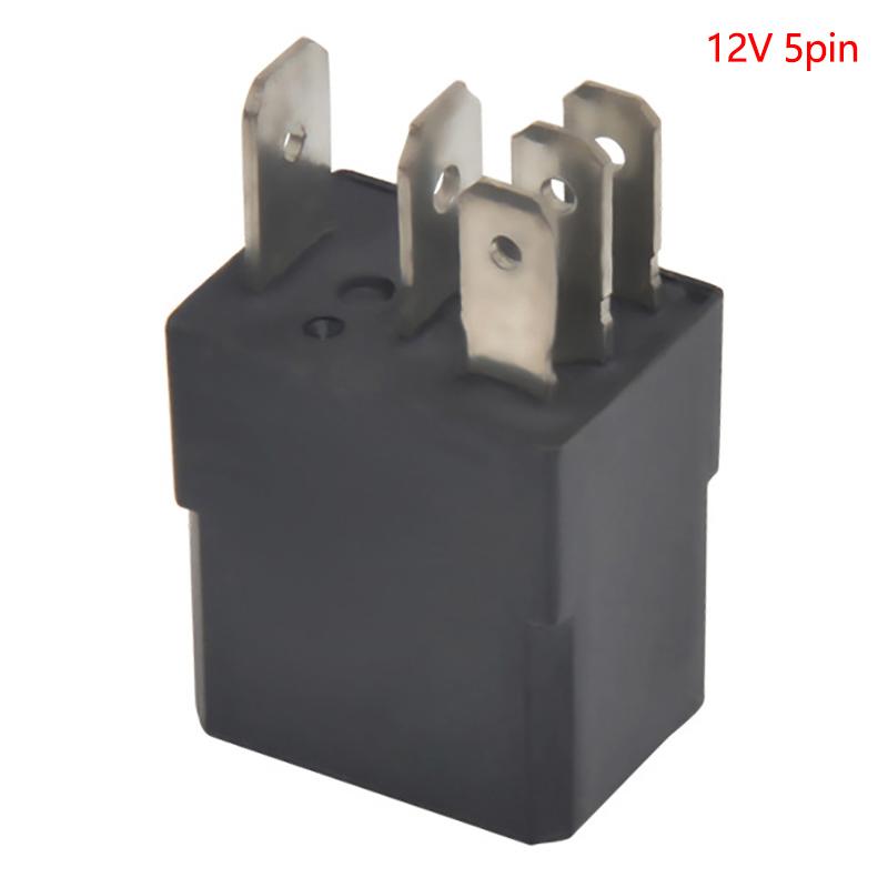 DC 12V/24V 40A Rated Current 1NO 1NC SPDT 4Pin/5Pin Car Relays Socket Automotive Alarm Relay Wire 40 Amp Auto Accessories Relays 5