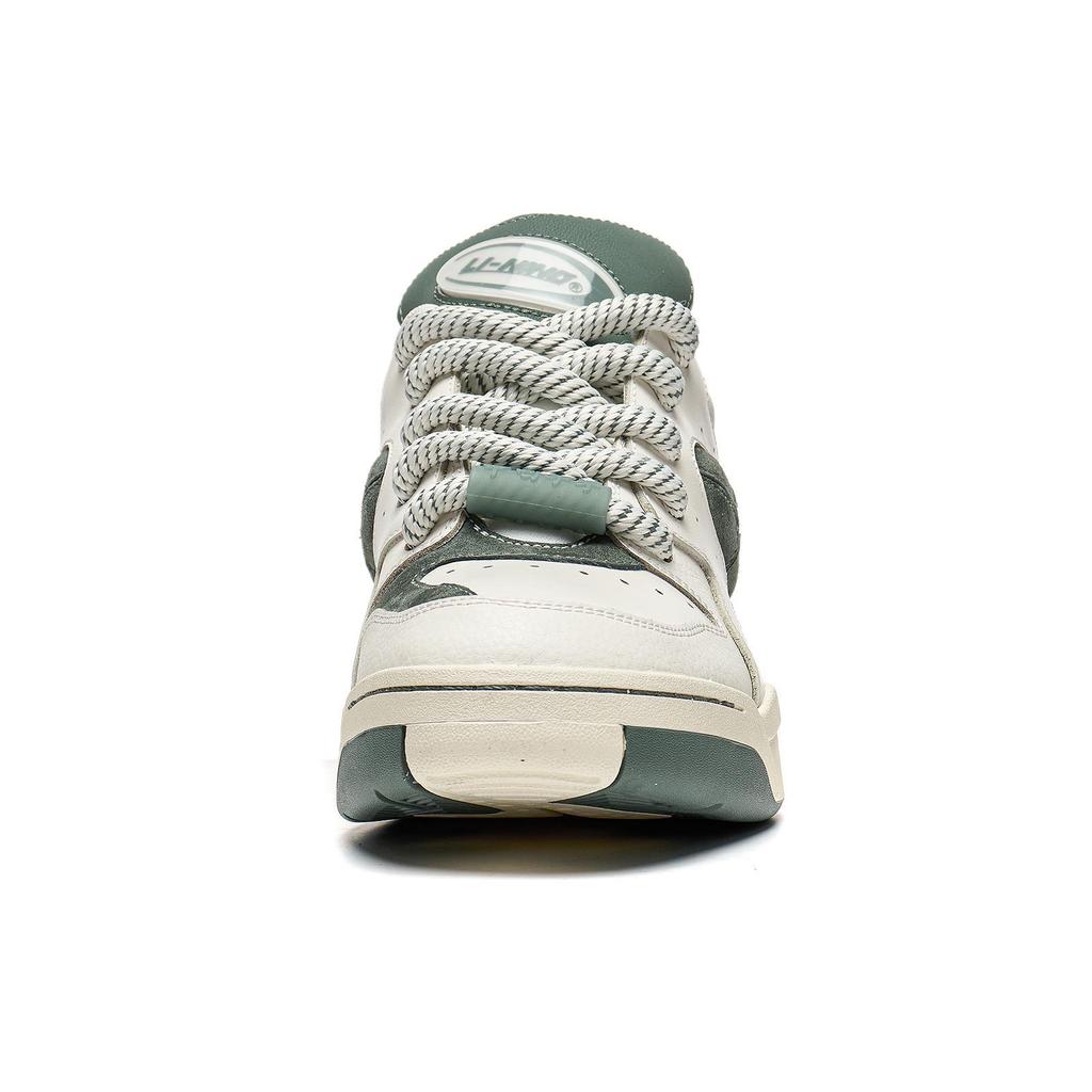 Li Ning Shooting Star Bequeme Dämpfung, Abriebfeste Niedrige Freizeitschuhe Unisex Berggrün AZGT085-3