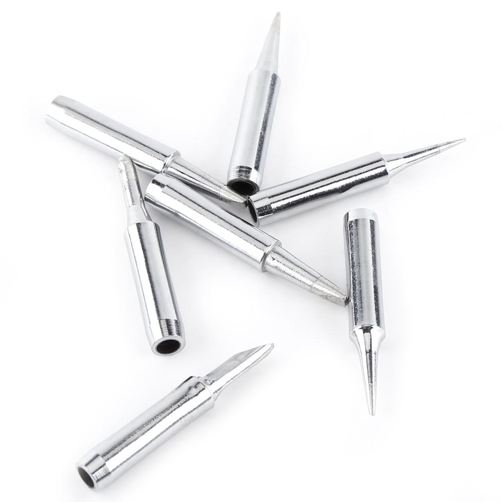 12Pcs    Free Replacement Soldering Solder Iron Tips Station Tool Kit