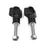 Handlebar Risers 28mm Riser 15mm Tourtecs MC1 Black Aluminium