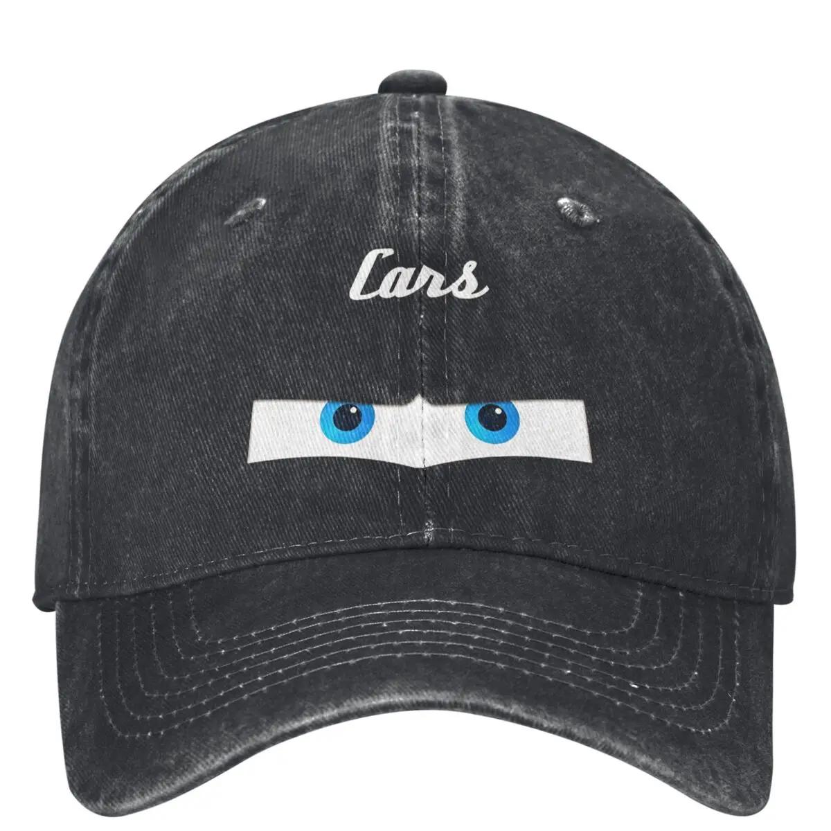 Sally Carrera Lightning McQueen Blaues Auto Baseballkappe Kpop Rock Dropshipping Truckerhut Unisex Damen Sonnenschirme Baseballkappen One Size gray