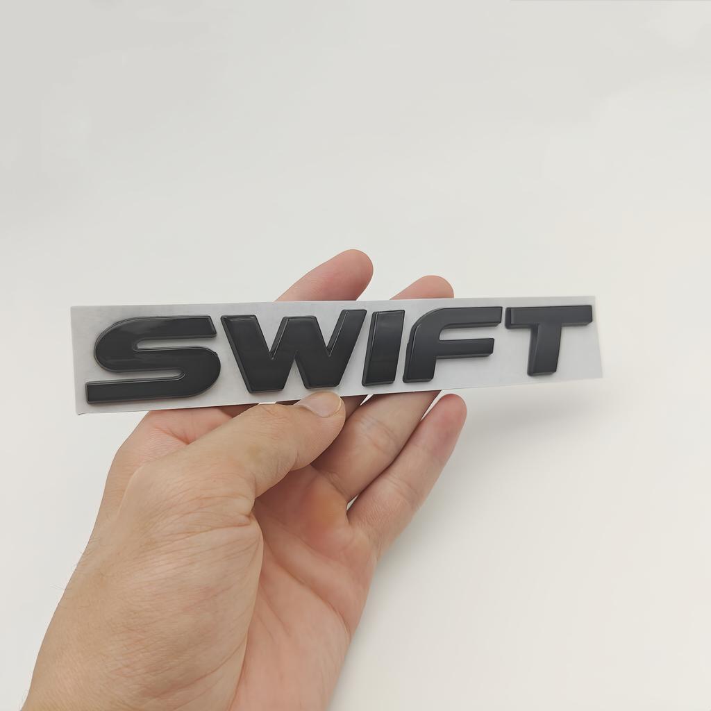 1pc 3d Metal  Swift Badge Sticker Car Rear Trunk Logo Emblem Decal for Swift