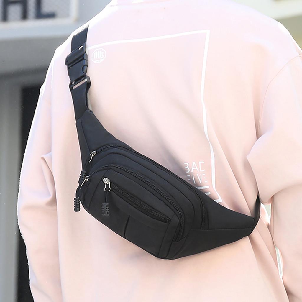 Men's And Women's Leisure Fashion Oxford Sport Fitness Waist Packs