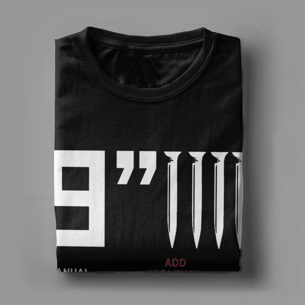 Men's NIN Nine Inch Nails T Shirt Pure Cotton Tops Novelty Short Sleeve Crewneck Tees New Arrival T-Shirts