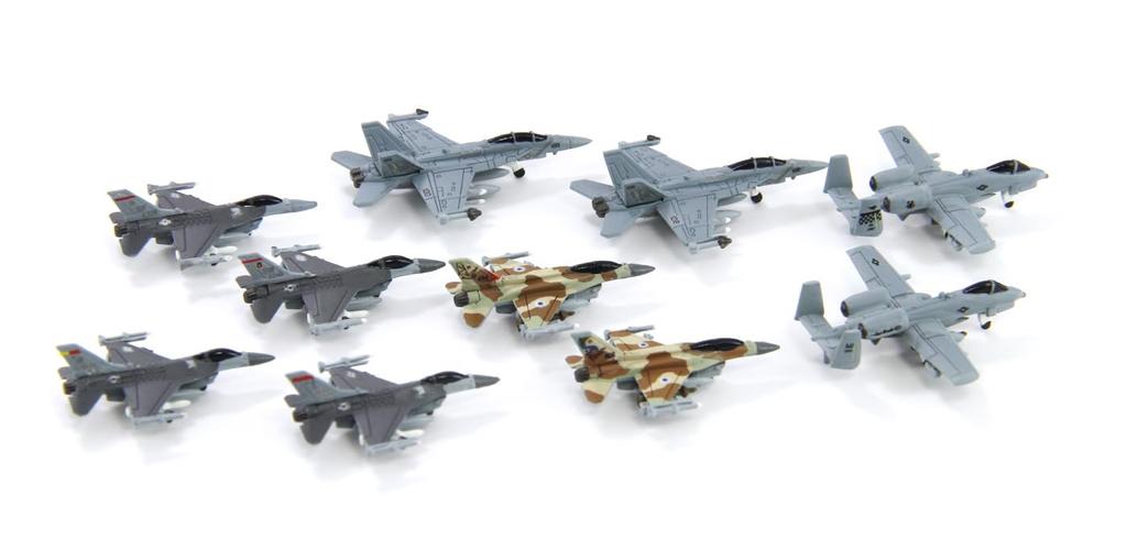 Pit Road 1/700 Skywave Series Modern U.S. Military Aircraft Set 2 Plastic Model S59 (Airplane)