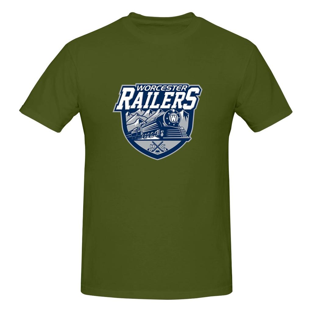 The Worcester Railers Campus Style Tshirt Street Trendy Cool Breathable And Skinfriendly Shirt
