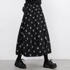 Women's High-Waist Polka Dot A-Line Midi Skirt