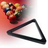 Table Pool Ball Rack, Wooden Billiard Stand Sturdy Practical Supplies, Flat Triangle
