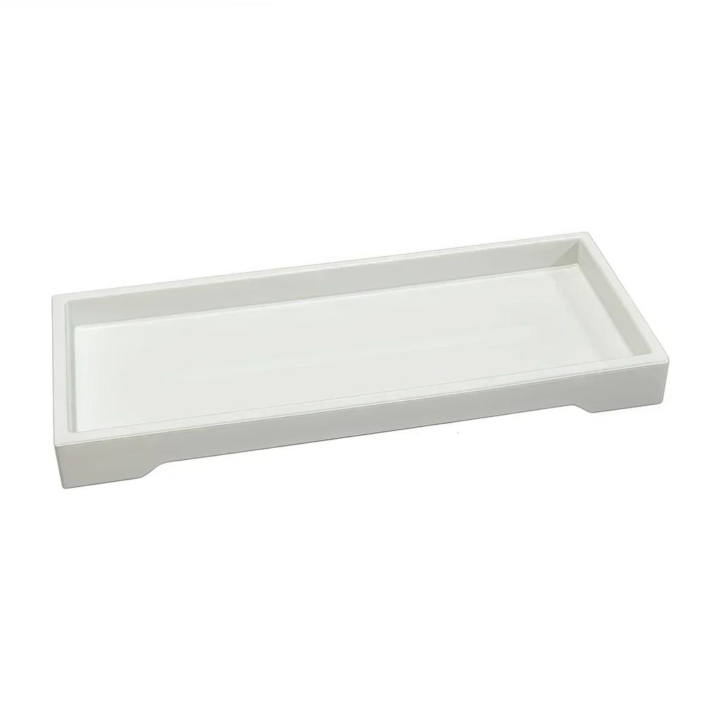 Stylish Silicone Tray for Countertop Organization Perfect for Bathroom Accessories Waterproof and Easy To Maintain Design