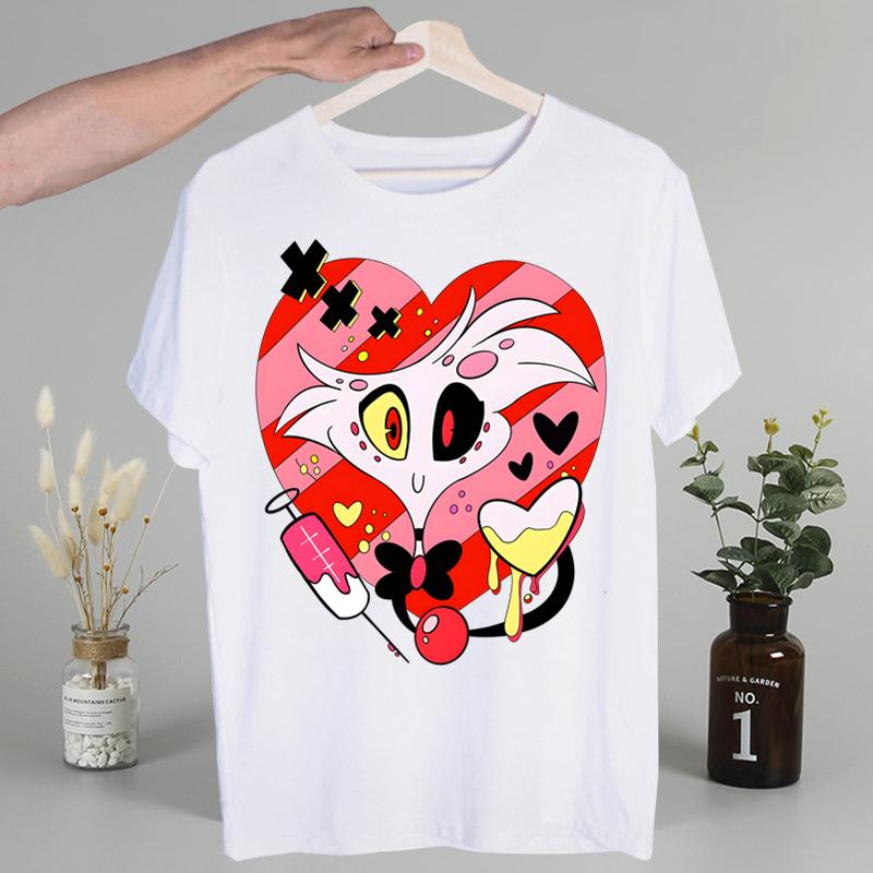 Hazbin Hotels Alastor Men's Tshirt Cute Printing Shirt Mens Fashion T-Shirt for Men Casual Tops Short Sleeve Shirt