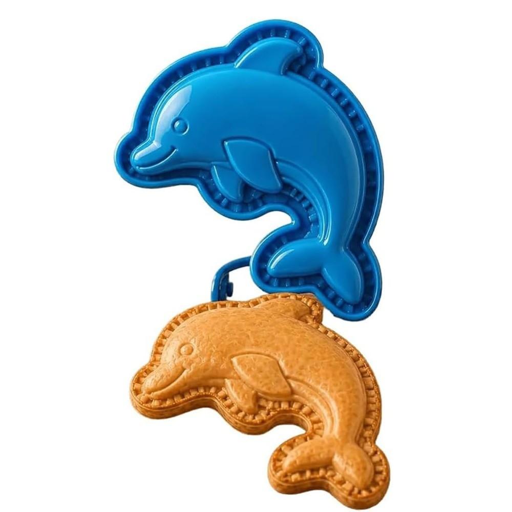 Ocean Animal Ocean Filled Pie Press Collection Handmade Cookie Molds  for Christmas Party Potluck