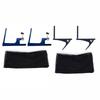 Folding Pingpong Mesh Net Clip Indoor and Outdoor Table Tennis Net and Post Set for Training Competition Game Playing