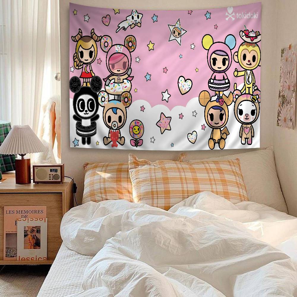 Famous Brand Kawaii T-Tokidoki Hippie Wall Hanging Tapestries For Living Room Home Dorm Decor Art Home Decor