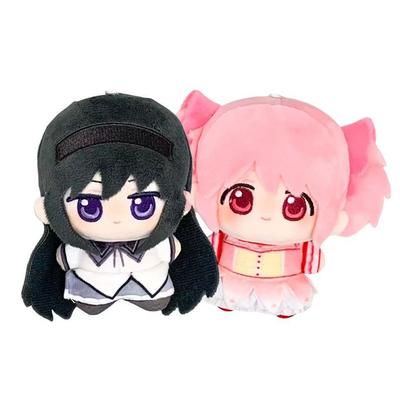 Anime Magical Girl Plush Toy Kaname Madoka Plushies Akemi Homura Doll Soft Stuffed Pendant Backpack Keychain Birthday Gift