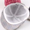 Autumn Fashion Baby  Hats Plaid Design Retro Children Toddler Beret Cap
