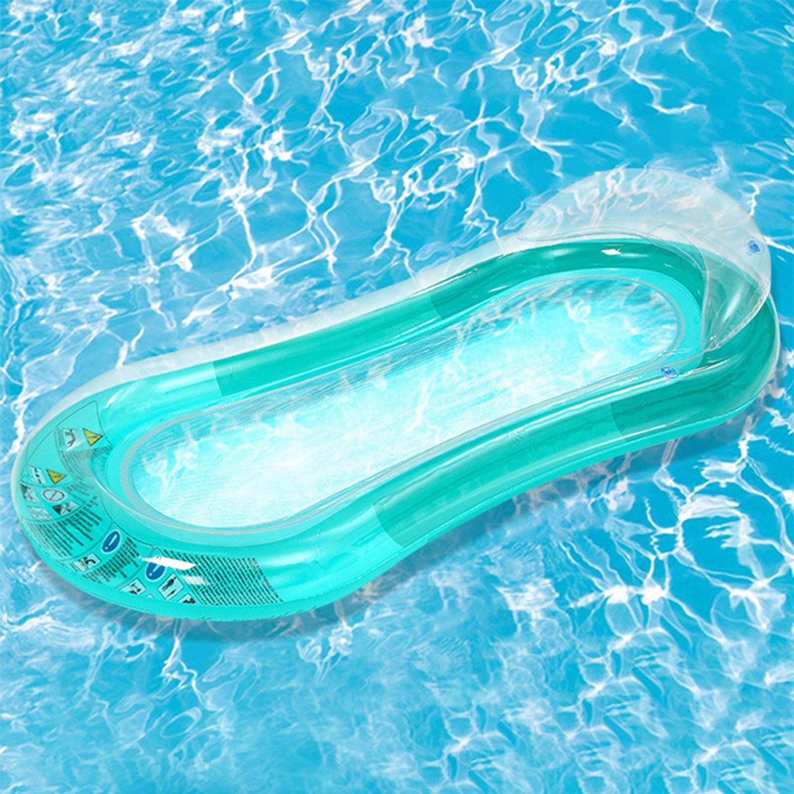 

Полезный нейлоновый сетчатый дизайн Легко носить с собой надувной реклайнер Быстрое надувание воды Гамак Плавательный бассейн Реклайнер Товары для дома