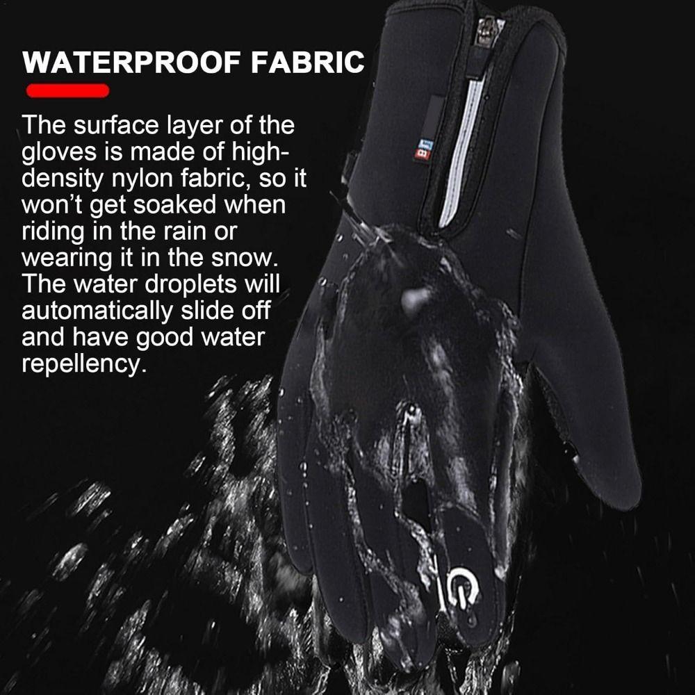 Polyester Rechargeable Gloves Waterproof Touchscreen Gloves Creative USB Heated Gloves  for Winter