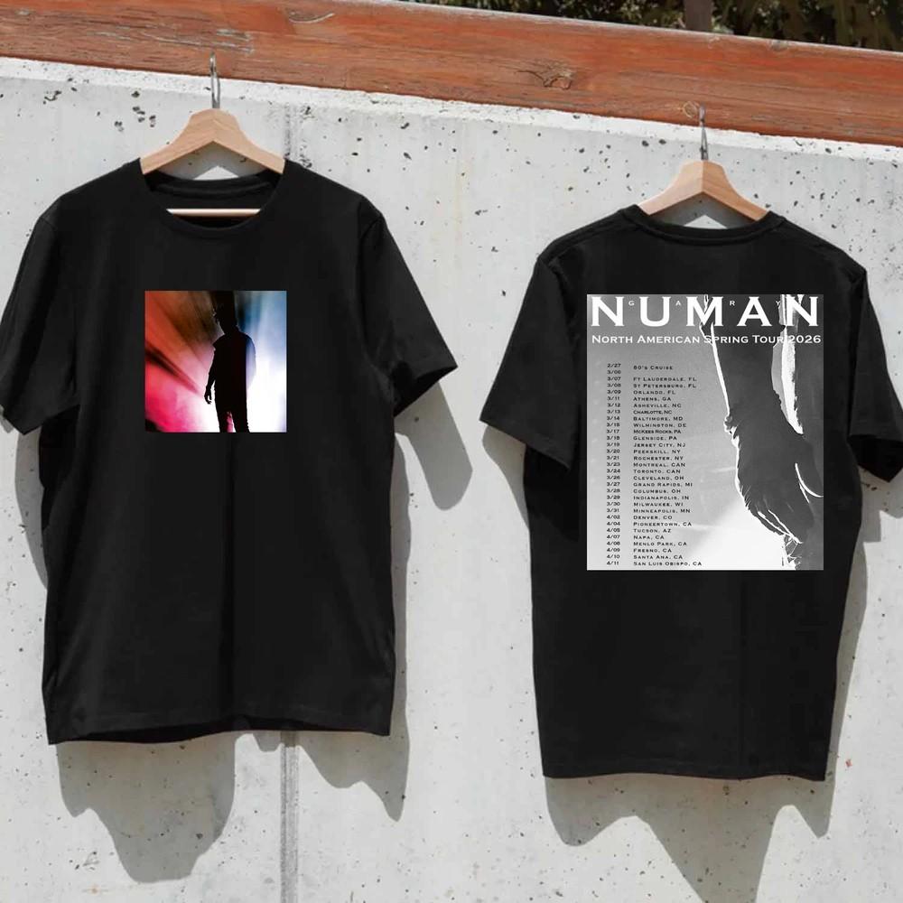 2 Sides 2026 Tour Gary Numan Singer T-Shirt Black Unisex S-5XL Unisex T-Shirt XXXL