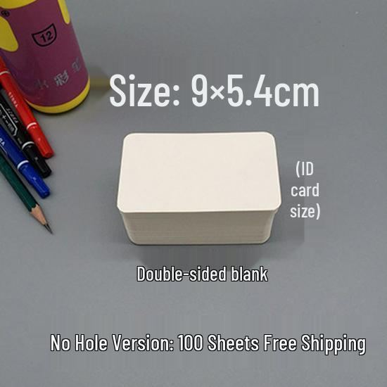 DIY Blank Postcards: Creative Writing, English Word, and Pinyin Greeting Cards