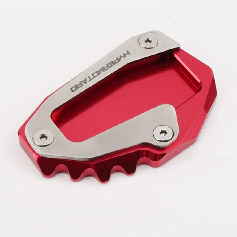 Motorcycle Foot Stand Side Enlarger Kickstand Stand Extension Plate Pad Compatible with Ducati HYPERMOTARD 939 939SP (Black) красный