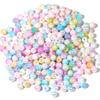 Gradient Iridescent Two-Color Beads for DIY Jewelry