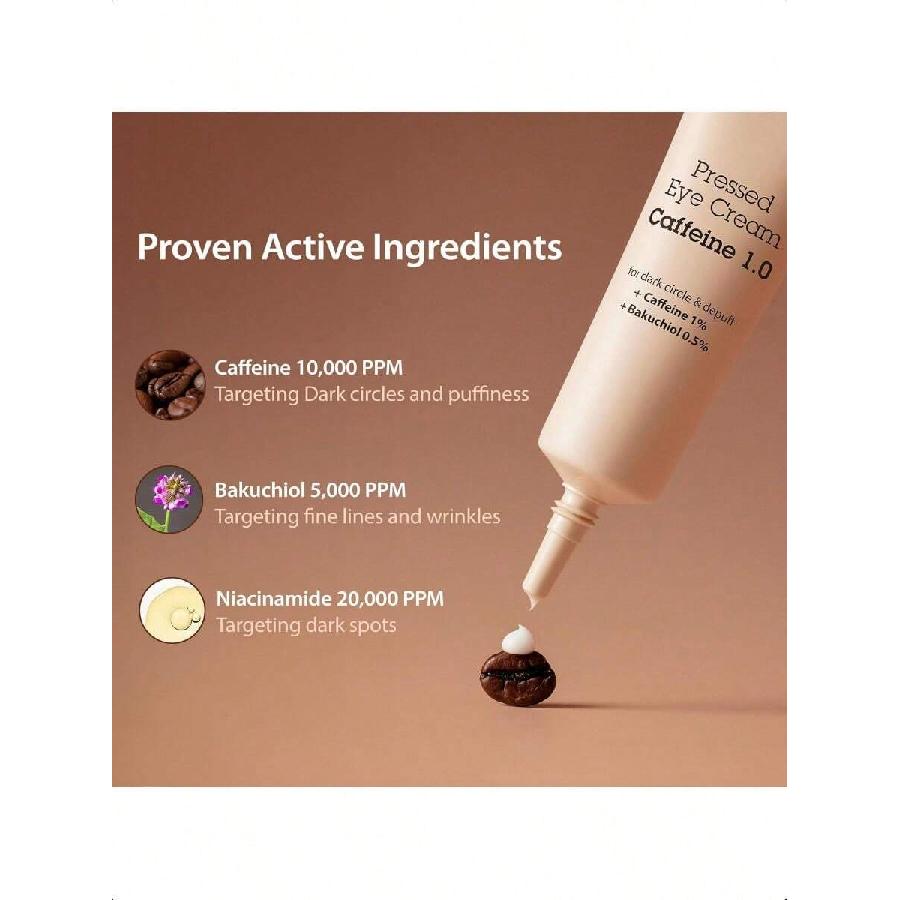 Blithe Caffeine Eye Serum For Dark Circles And Puffiness 20ml , Plant-Based Retinol, Bakuchiol, Niacinamide, Sodium Ascorbyl Phosphate