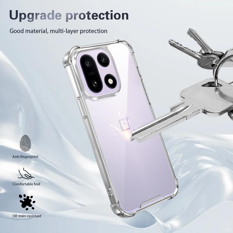 Coque transparente antichoc pour OnePlus 15 15R 13 13R 12 12R 11 11R 9 9R 8 8T 7 7T 6 6t Pro Nord 4 CE6 CE5 CE4 CE3 CE2 Housse