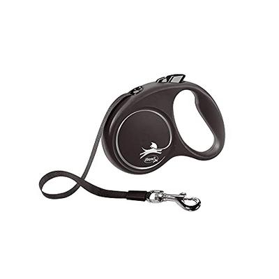 Flexi Black Design Tape Small 5m Black Dog Leash