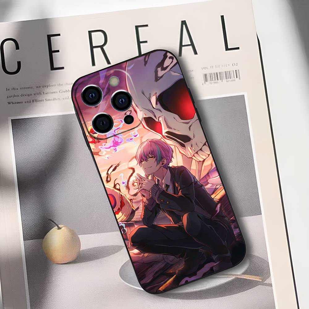 Kamishiro Rui Project S-SEKAI Phone Case For IPhone 17,16,15,14,13,12,11,Plus,Pro,Max,Plus,XS,soft case Black silicone