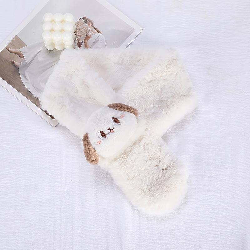 2025 Luxuriöser Japanischer Winterplüsch-Snood-Schal für Frauen und Schüler - Niedlicher & Verdickter Stil