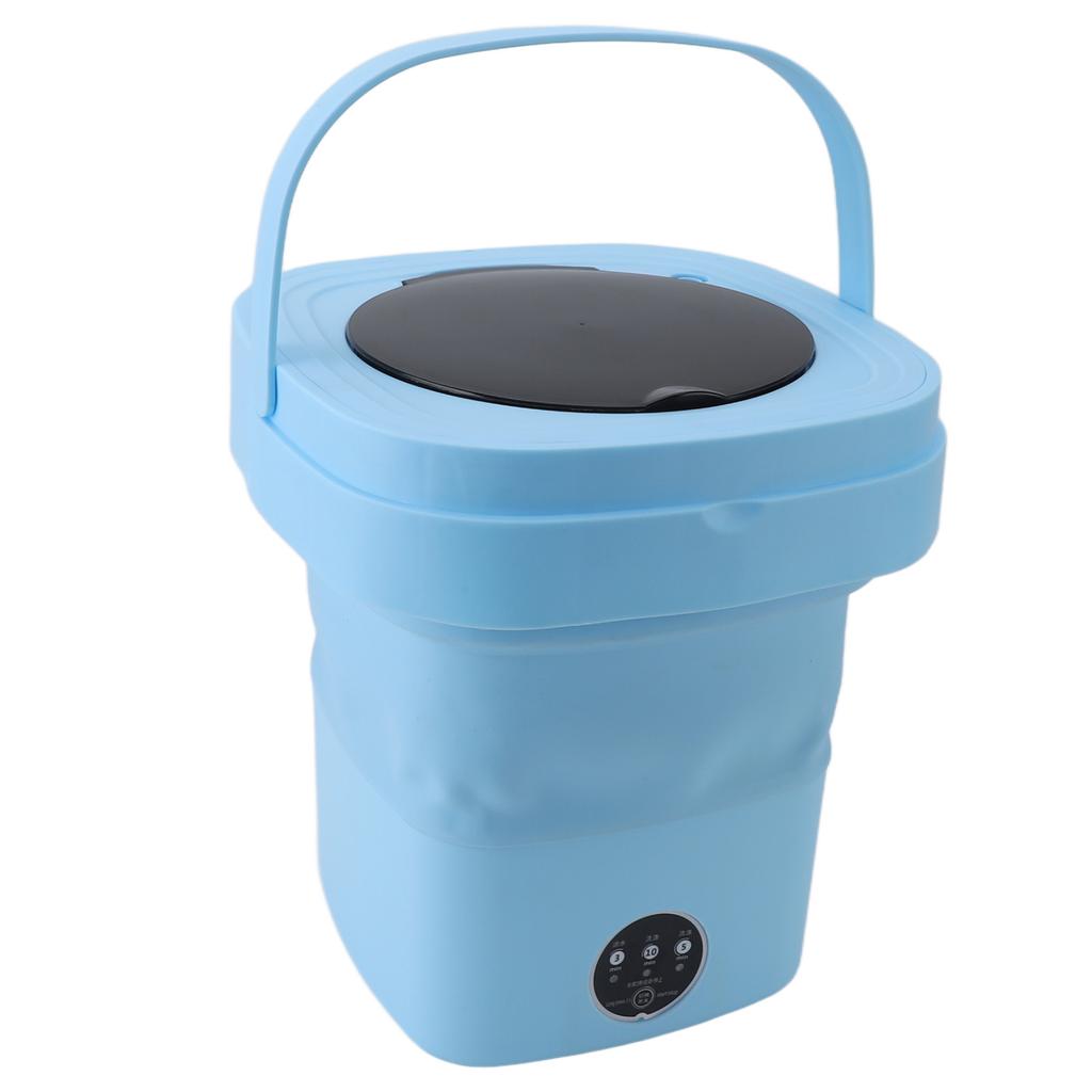 Portable Washing Machine Mini Foldable Washer 8.5L Deep Cleaning of Underwear Baby Clothes Socks