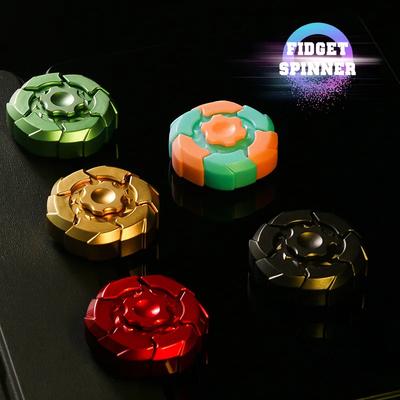 Tichá rotující gyroskopická hračka Magnetický gyroskop s rotací o 360° s kapalinovými ložisky Proti stresu Senzorická Fidget hračka pro dospělé