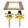 3-Piece Set Of 6-Handle Cabinet Door Panel Knives, Household West Tenon Knives, Woodworking Milling Cutters, Woodworking Cabinet Door Milling Cutters,