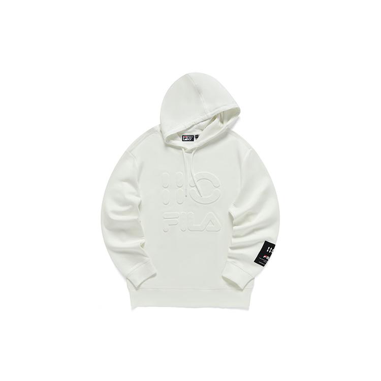 New FILA Sweatshirt Unisex Standard White F16U135203F-WT