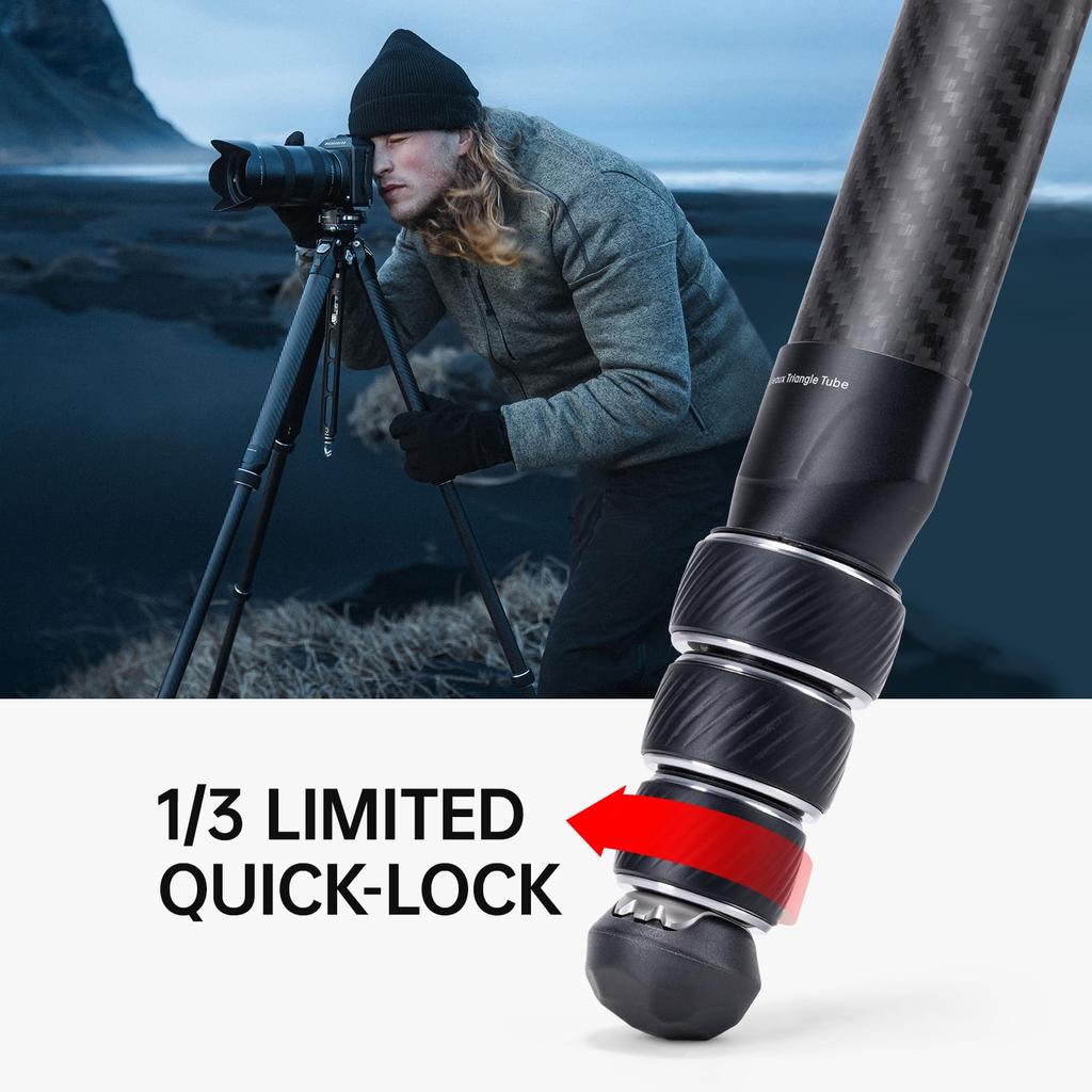 FALCAM TreeRoot Quick Lock Travel Tripod (R141K-320P)-T00A4301
