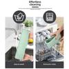 Kitchen Sink Splash Guard-Silicone Draining Mat Around Tap Draining Pad Behind Faucet with Lip Drip Catcher Sink Protector Mat