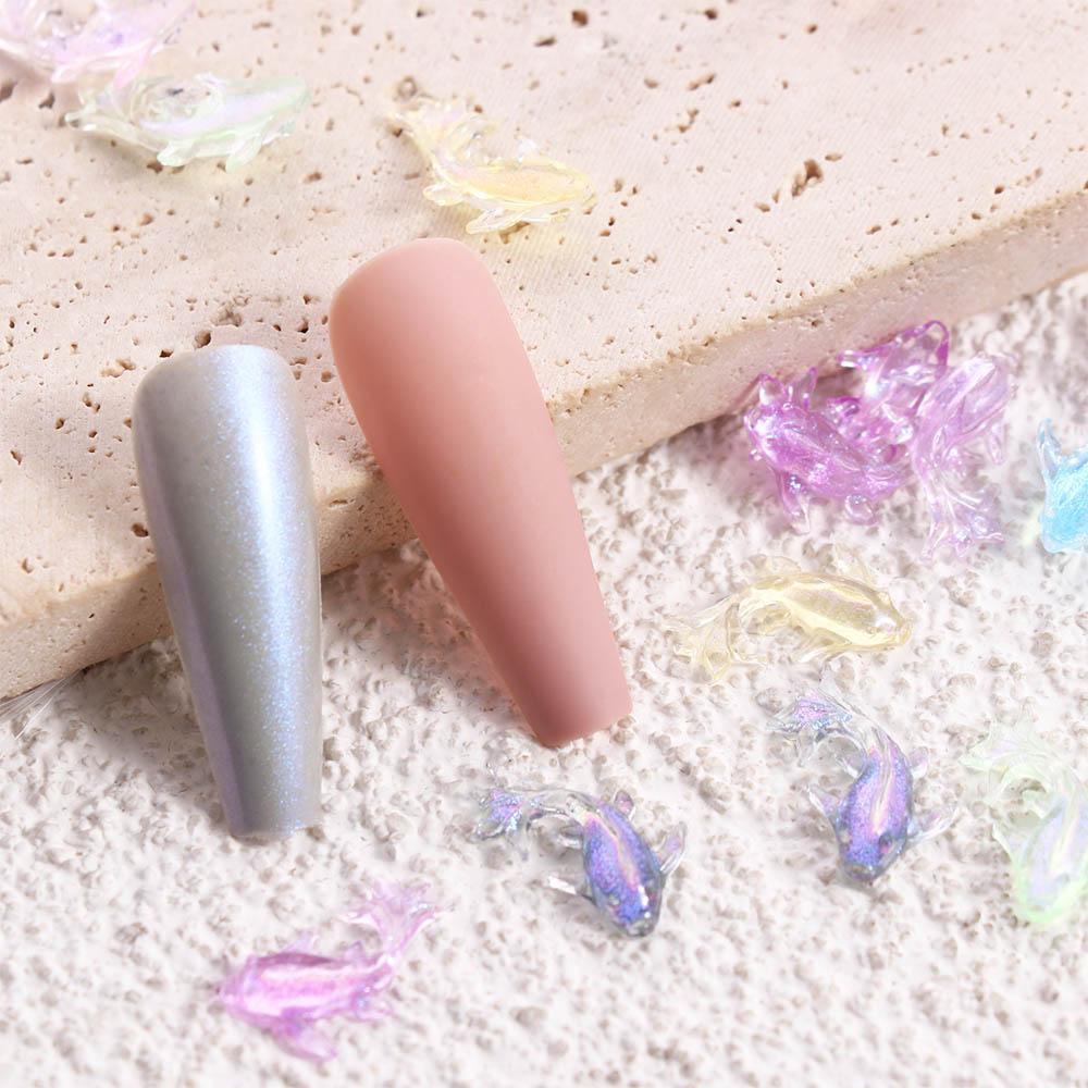 Rhinestones Jewelry Accessories Goldfish Art Decoration Goldfish Resin Figurine Crafts Goldfish Nail Rhinestones DIY Scrapbook