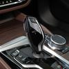 Carbon Fiber ABS Gear Shift Knob Head Cover Trim For BMW 5 Series G30 2018-